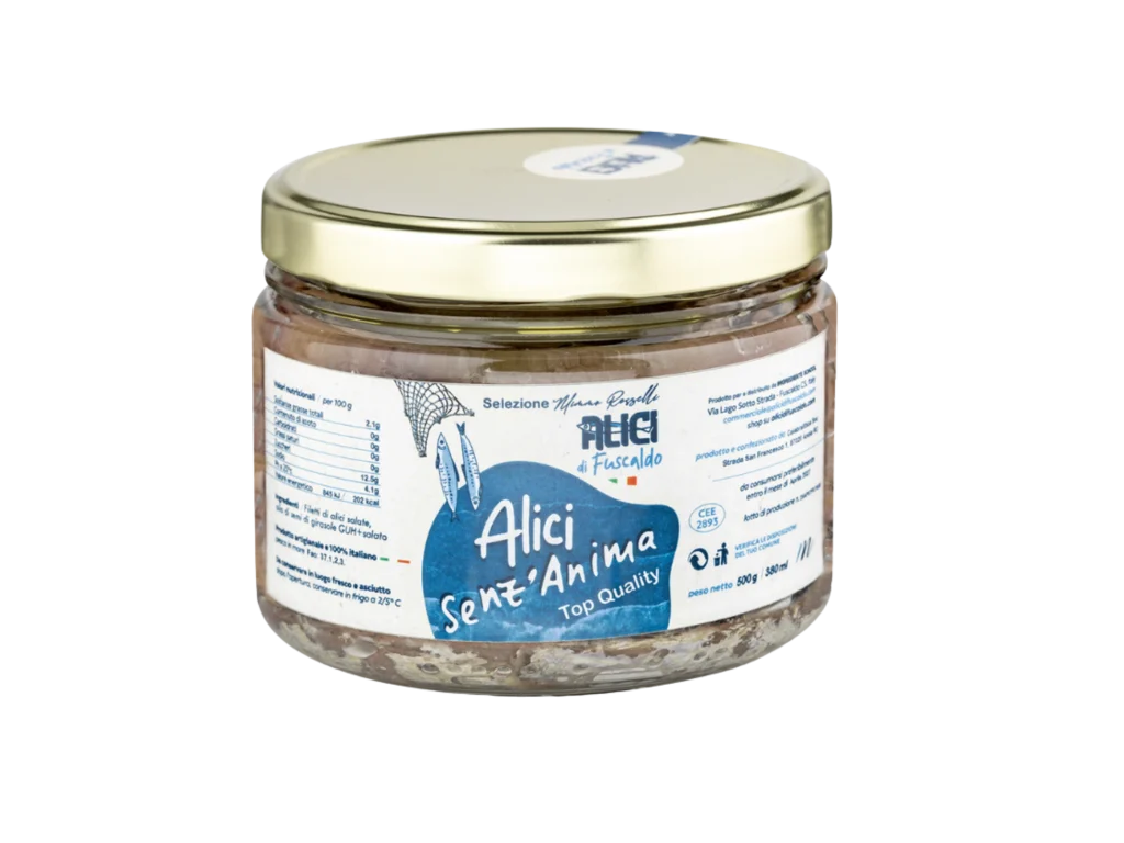 Alici Senz'Anima 200g - Alici di Fuscaldo