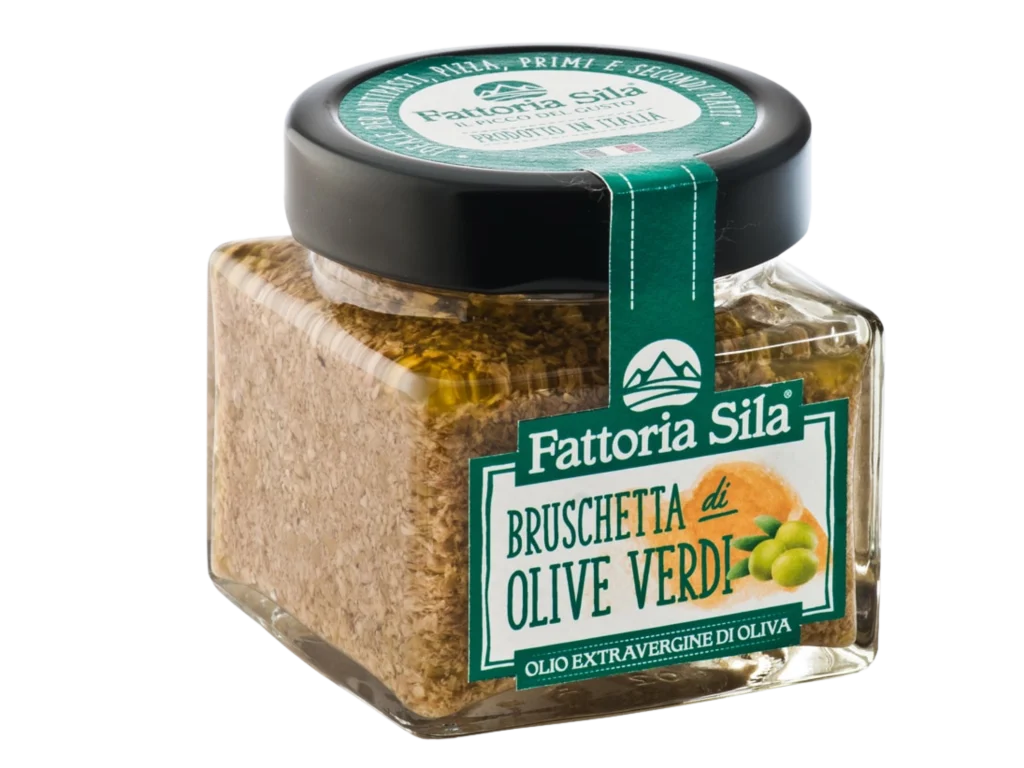 Bruschetta di Olive Verdi 180g - Fattoria Sila