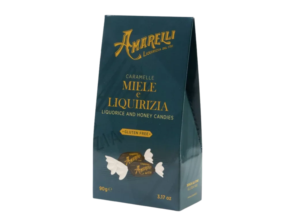 Caramelle Miele e Liquirizia Senza Glutine – 90g | Amarelli