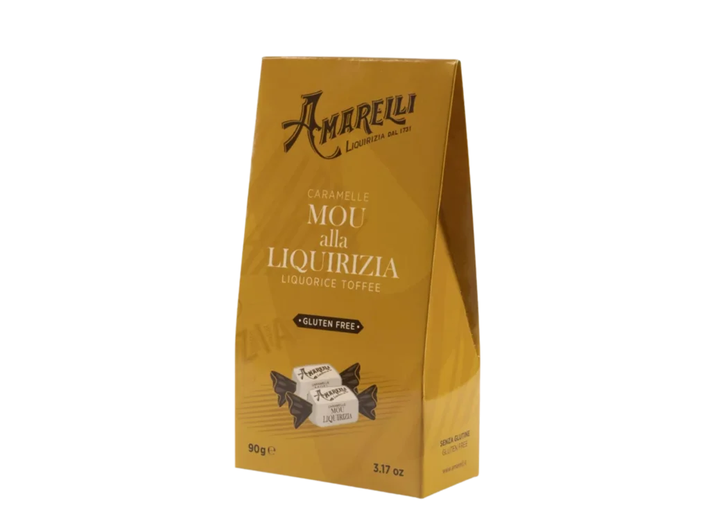 Caramelle Mou alla Liquirizia Senza Glutine – 90g | Amarelli