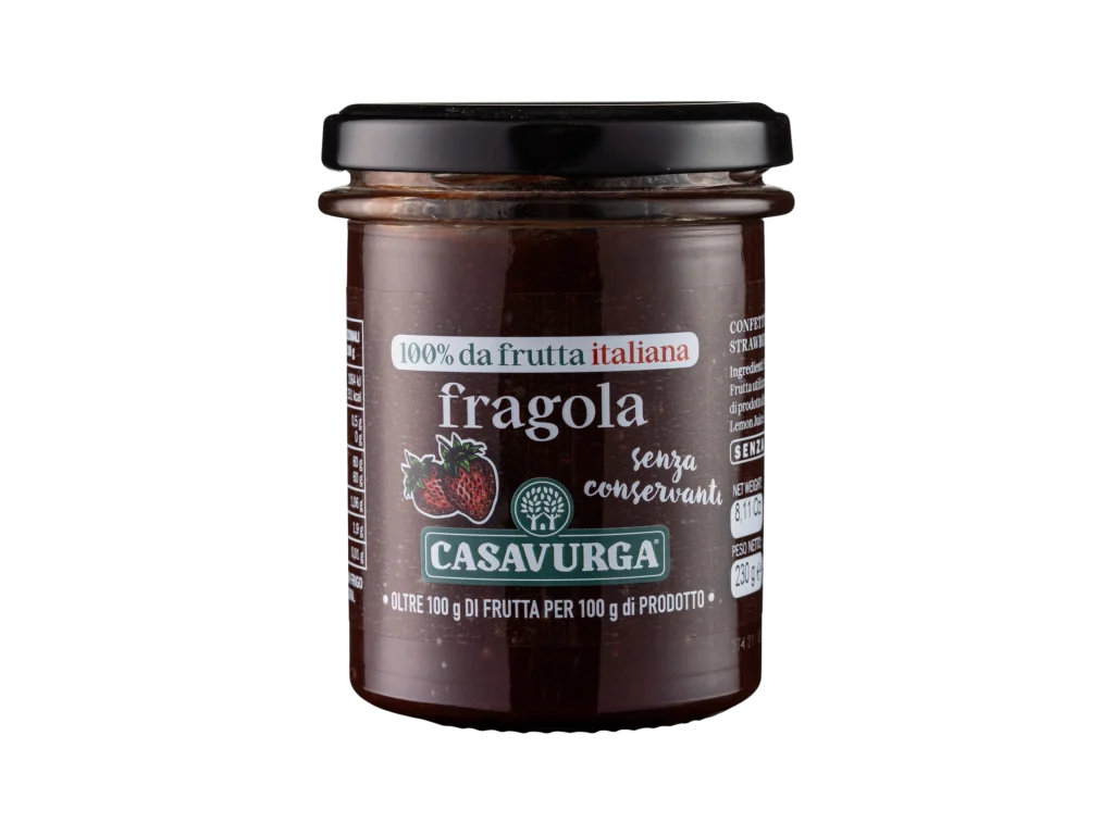 Confettura Extra di Fragole 230g | Casavurga