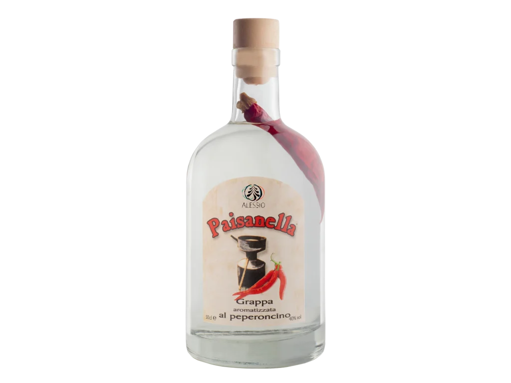 Grappa Paisanella Aromatizzata al Peperoncino 50cl | Sapori Silani