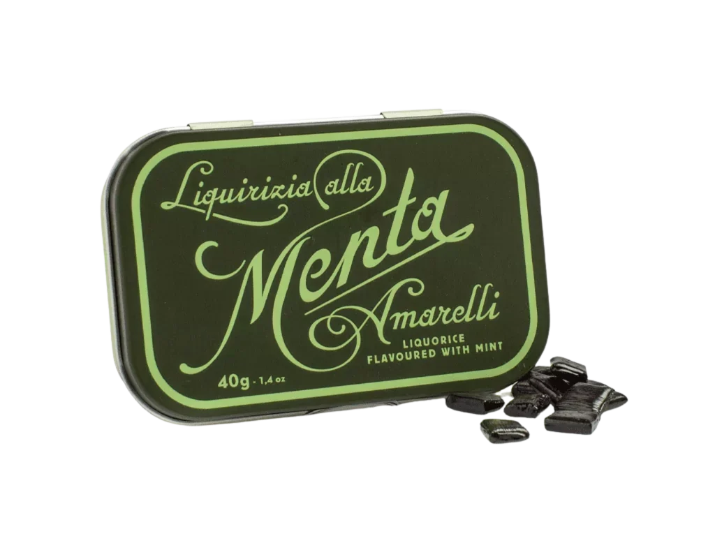 Favette Green Liquirizia Dura alla Menta 40g | Amarelli