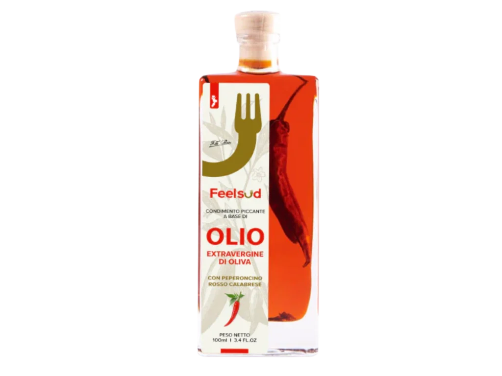 Olio Evo al Peperoncino Rosso Calabrese 100 ml - Feelsud
