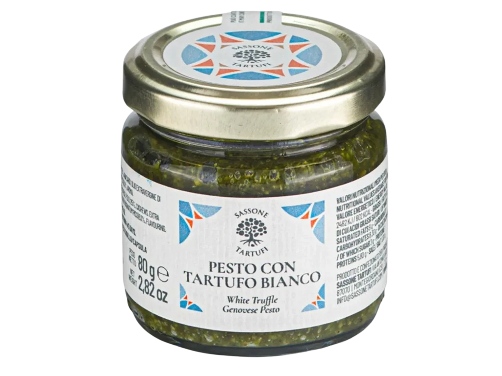 Pesto con Tartufo Bianco 80gr | Sassone Tartufi