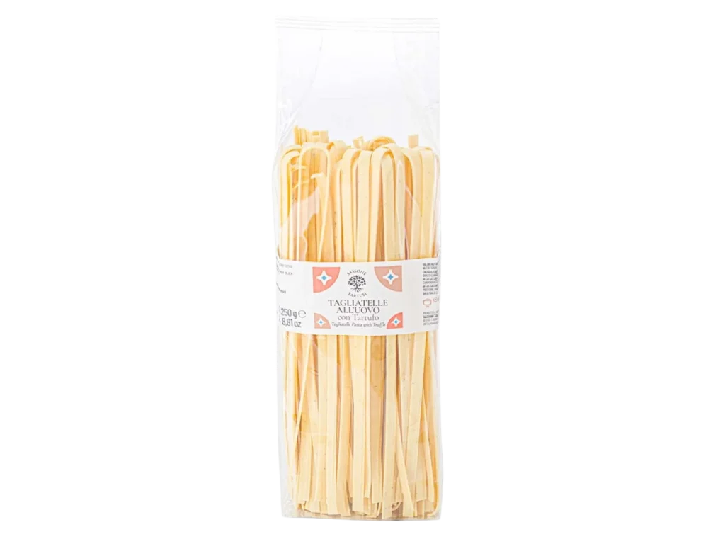 Tagliatelle all'Uovo con Tartufo Nero Estivo 250gr | Sassone Tartufi