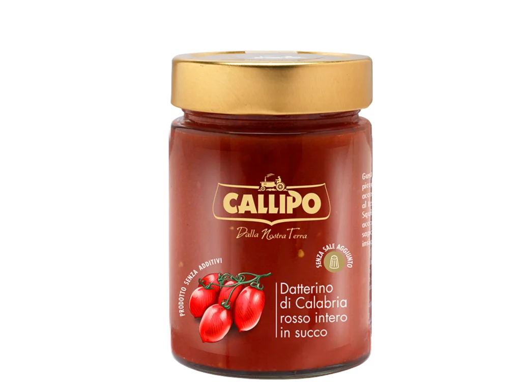 Datterino di Calabria Rosso Intero in Succo 320g - Callipo