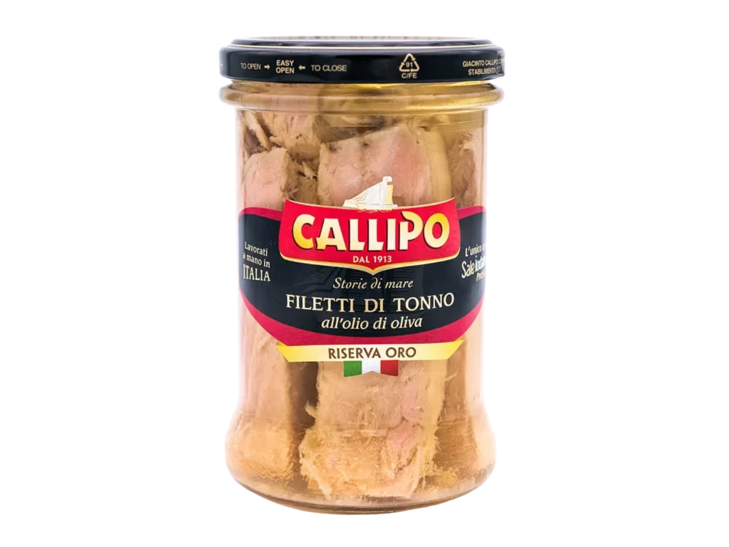 Filetti di Tonno all'Olio di Oliva Riserva Oro 200g - Callipo