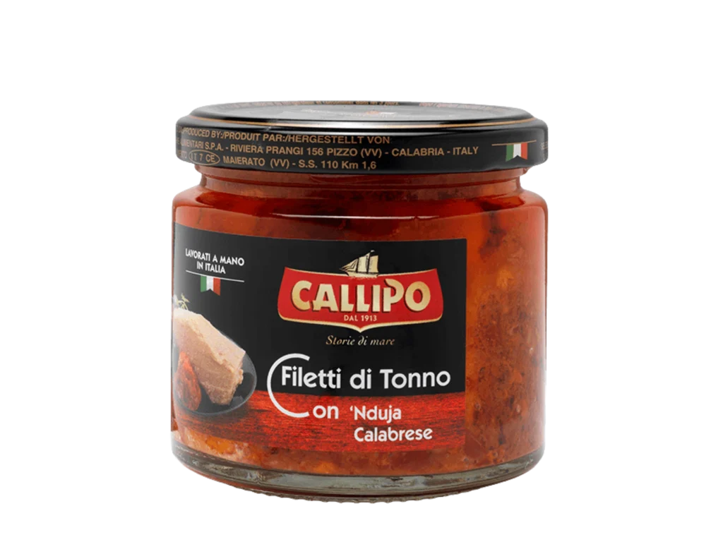 Filetti di Tonno con ’Nduja Calabrese 200g - Callipo