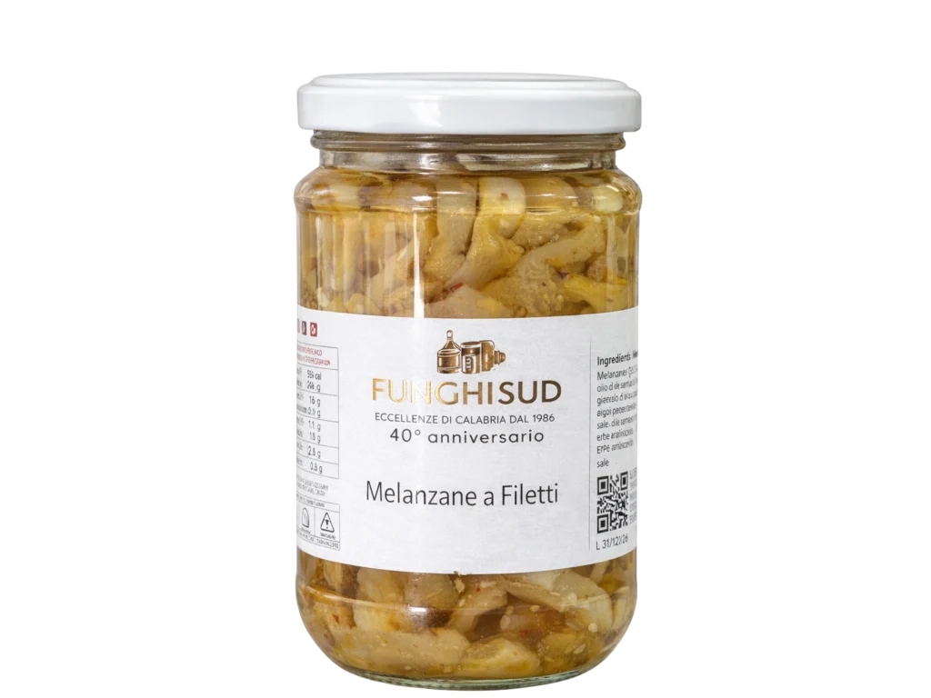 Melanzane a Filetti 270g - Funghi Sud